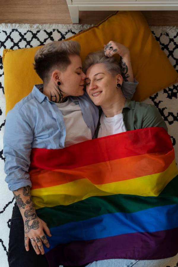 pareja chicas lgbt